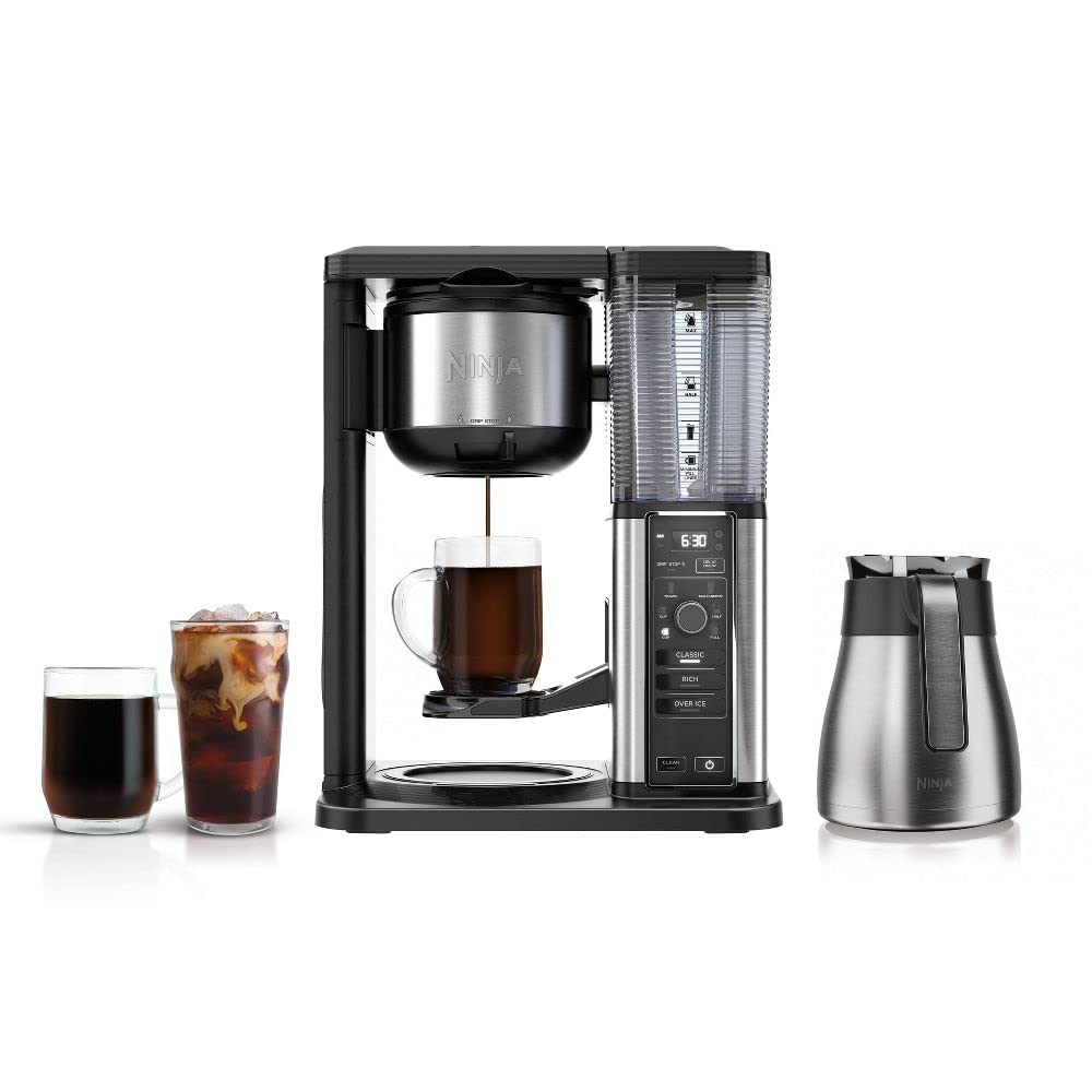 Ninja, Cafetera Electrica de Especialidad CM-305, Maquina de Cafe Con 3 Estilos de Preparación, Cafetera con Jarra, Preparación de hasta 10 Tazas (Reacondicionado)