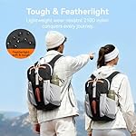 CROSSGEAR 16L RFID Hiking Backpack, Lightweight Foldable Packable Backpack, Small Travel Hiking Daypack for Women Men Black - Image 5