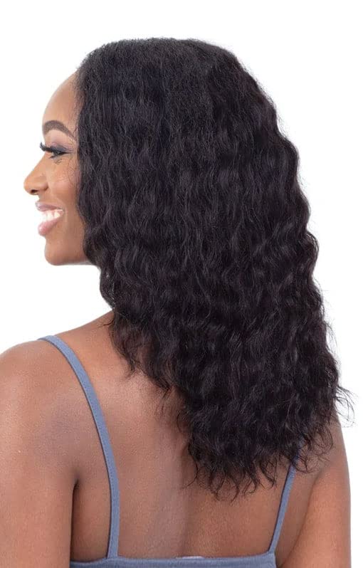 Miniatura 3 de Naked Wig Nature - Peluca de cabello humano 100 % húmedo y ondulado Tru-2-U con parte  TRU LOOSE Deep (Color natural)