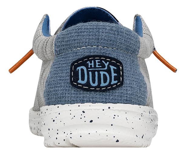 Image of HEYDUDE Wally Kids Jersey | Kids Shoes | Lace Up Loafers | Comfortable & Light-Weight