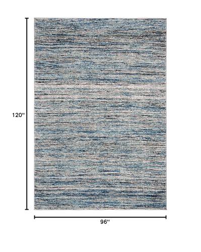Tapete Decorativo Safavieh 8' x 10' Azul/Gris miniatura 2