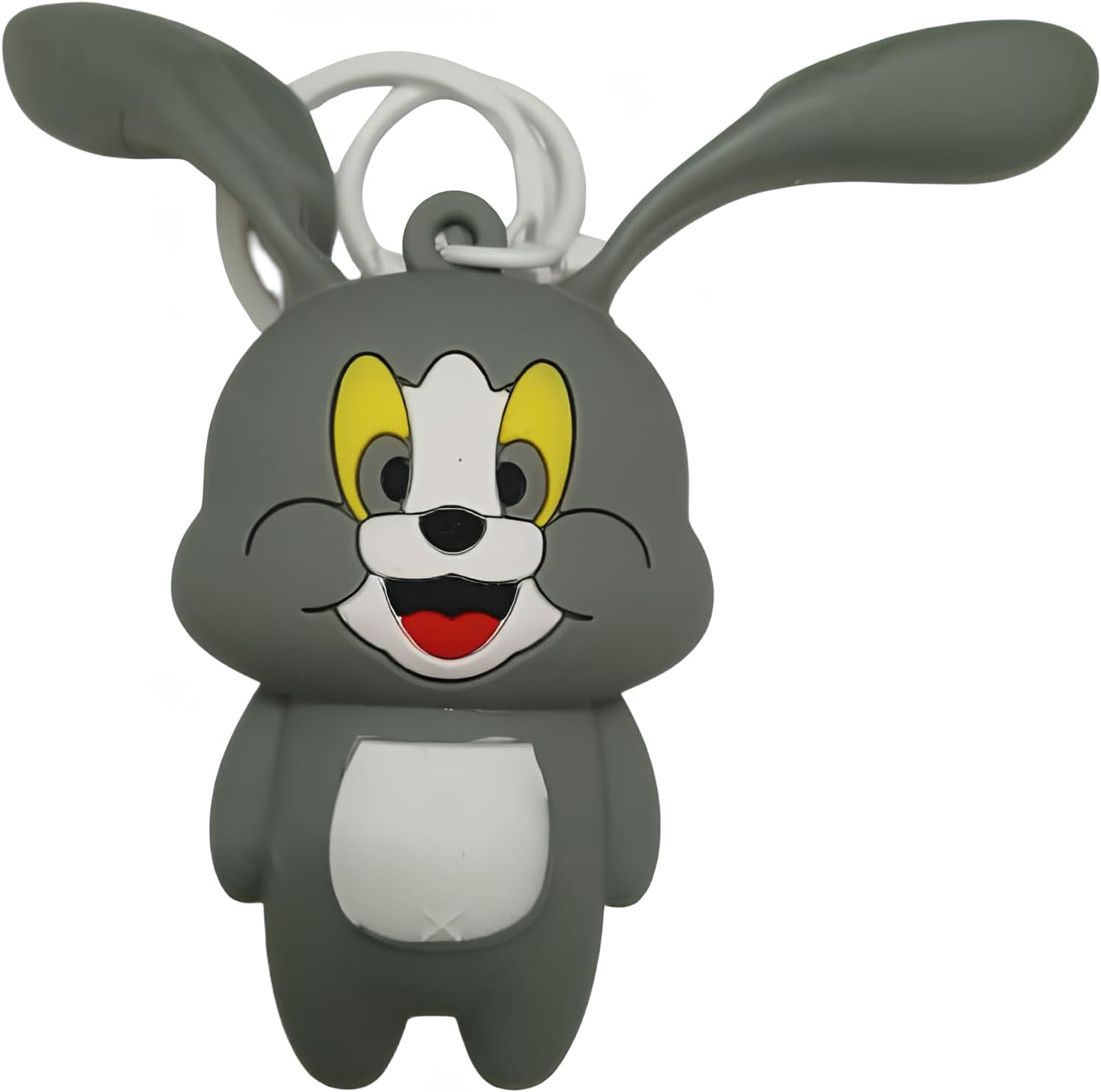 Cute Pressing Keychain with Big Ear,