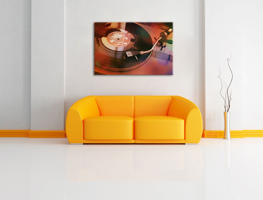 InstyleArt record Stampa su tela 120x80 cm artistica murale