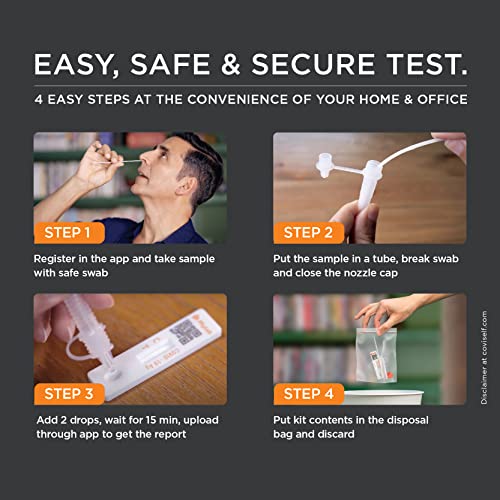 Image of Mylab CoviSelf COVID-19 Self Test Kit for Home,Proven Highest-Accuracy ICMR Approved (Pack of 2)