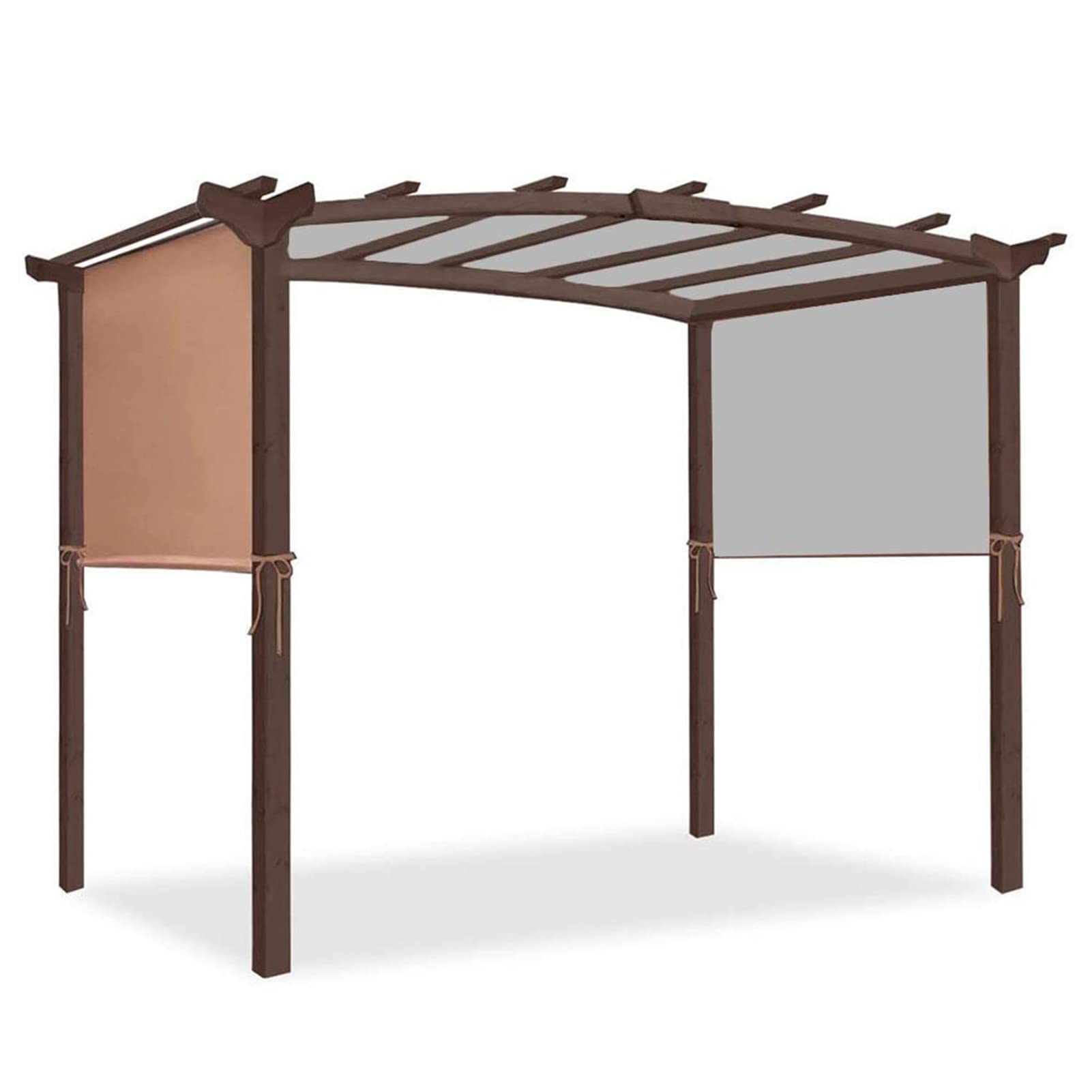 Universal Waterproof Pergola Replacement Canopy Top Beige 3x2.4m Shade Cover for Pergola Structure