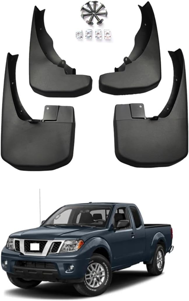 Plkashuc Normal Mud Flaps Car Mudguards For Nissan Navarre Frontier 2005~2016.