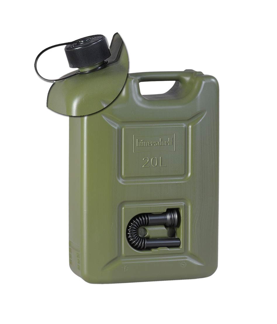 2 pieza Bidón de gasolina 20 L combustible Bidón Reserva de las Naciones Unidas Autorización Diesel | Bidón de reserva a prueba de fugas como depósito de combustible robusto para diésel, transporte, taller y combustible seguro