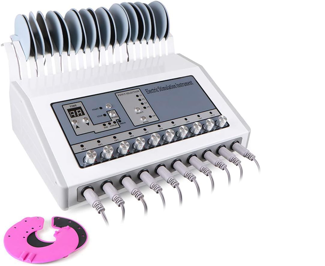 Elitzia Mikrostrom-Körperformer Elektronischer Muskelstimulator Fitness-EMS-Training TENS-Gerät zur Gewichtsreduktion Hautstraffung Bruststraffung Muskelregeneration ETKYDS871