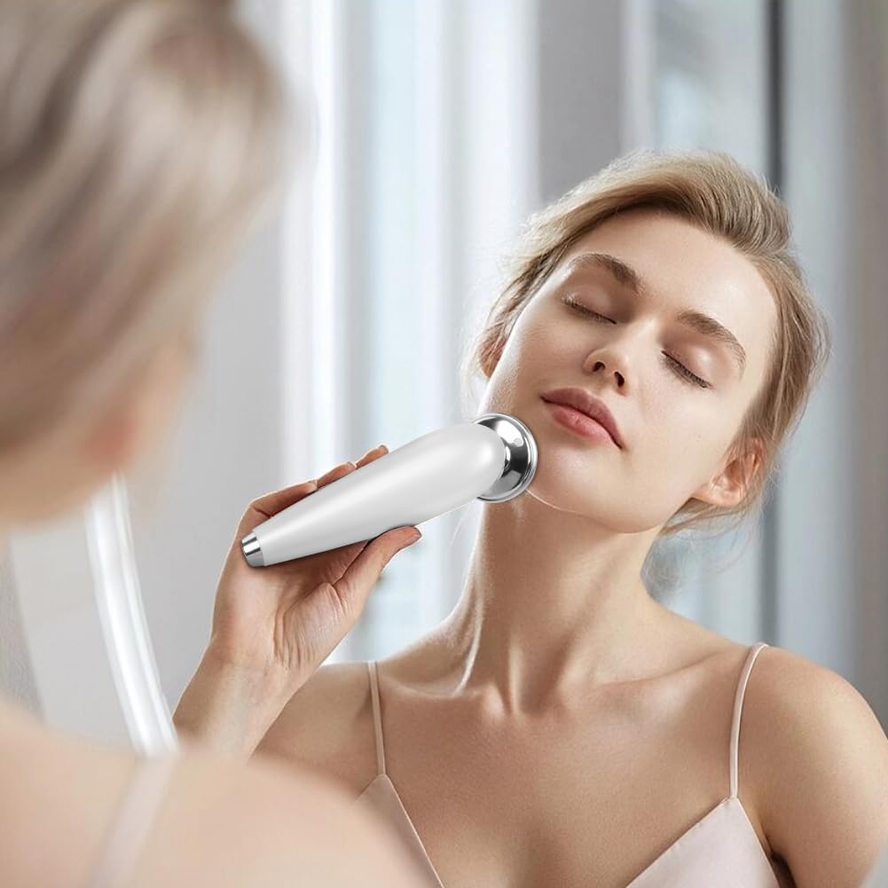 AOGOE Face Massager, Skin Tightening Machine with 7 Mode, EMS Mesotherapy Electroporation Face Beauty Instrument, Portable LED Photon Facial Lifting Massager for Anti-Wrinkle Deep Cleanser Care Facial