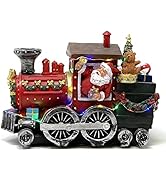 allgala Crafted Polyresin Christmas House Collectable Figurine with USB and Battery Dual Power So...