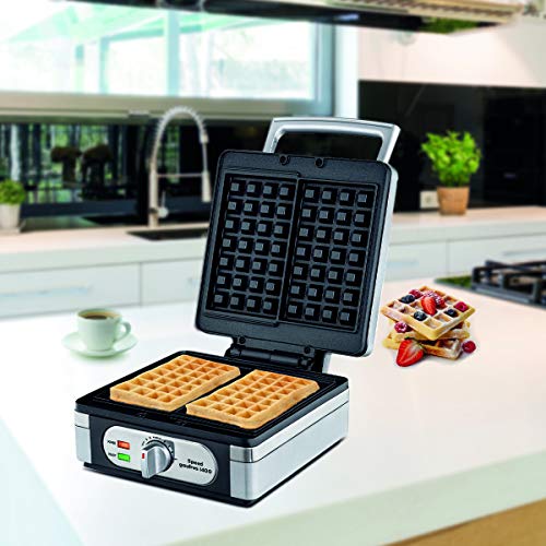 LITTLE BALANCE 8384 Speed Waffeln 1400 - Elektrischer Waffeleisen - Echte belgische Waffeln rechteckig knusprig… – Bild 5