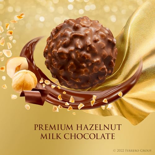Ferrero Rocher 00009800120420 42 Count, Premium Milk Chocolate Hazelnut, Chocolates For Gifting thumb #1
