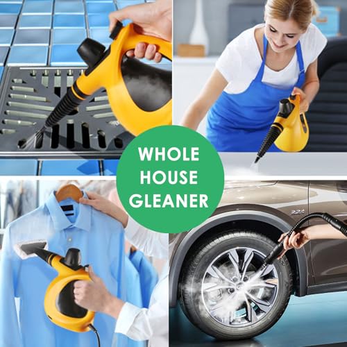 Powerful Handheld Steam Cleaner with 11pcs Attachments for All Surface Cleaning, Chemical Free Steam Cleaner for Home, Steamer for Cleaning Bathrooms, Kitchens, Tile, Grout, Windows, Shower, Couch,Car - Image 8