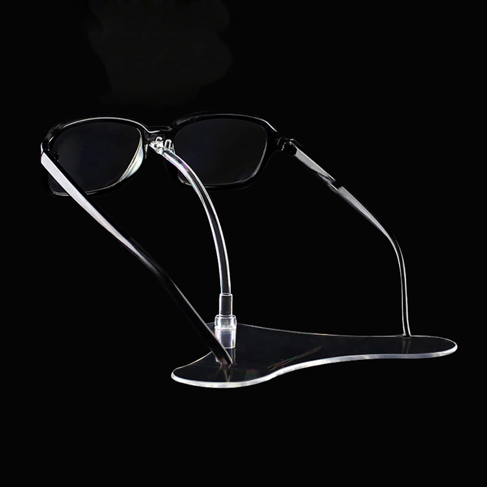 Espositore per Occhiali Occhiali Display Stand Set Creativo Rotary Sunglasses Occhiali da Sole Organizzatore Glasses Stand Window Display Occhiali da Sole Supporto Occhiali(Silver)