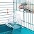 Yaheetech Metal Bird Cage with Open Play Top Teal Blue Travel Cage Parrot Cage Pet Home for Small Budgie/Finch/Canary/Green Cheek/Parakeet/Cockatiel