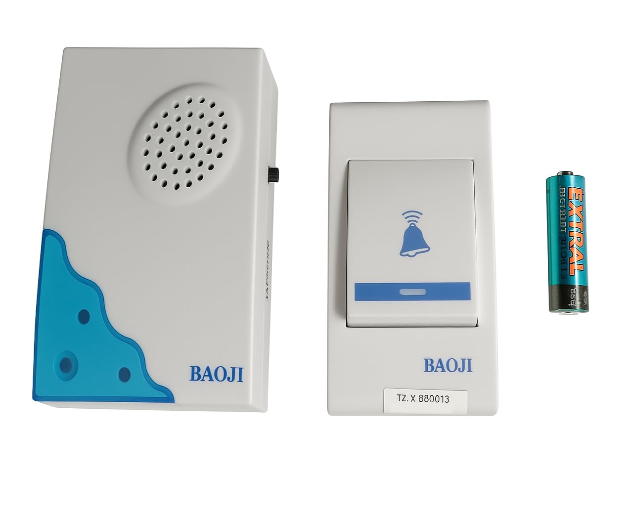 Black Olive Mdv Cordless Calling Remote Door Bell For Home, Office, Warehouse And Factories, Pack Of 1, White