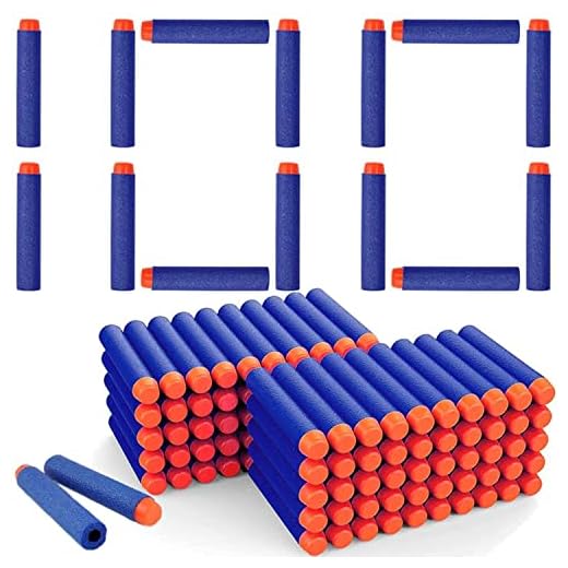 Retoo 100 Pezzi Dardi Proiettili 7.2 cm per Pistola Nerf N Strike Elite Blaster, X-Shot, Elite Blasters dardi da per pistola giocattolo, confezione di ricarica proiettili di ricarica per bambini
