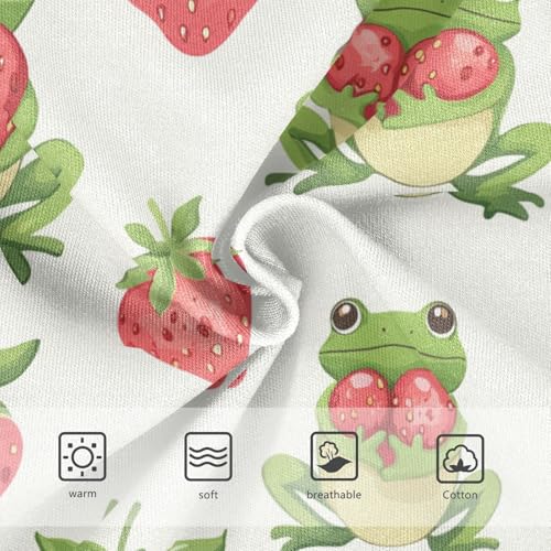Wusikd Frogs Swimming Girls' Underwear Cotton Cute Girls Briefs Soft Toddler Underwear 2T3