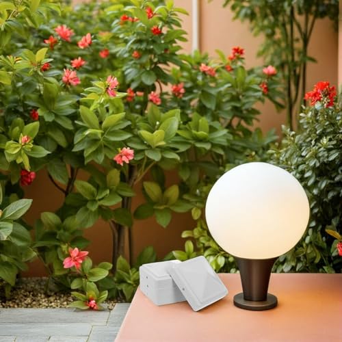 Capuchons de poteaux de clôture anti infiltration d'eau en fer blanc 80x80 mm - 8