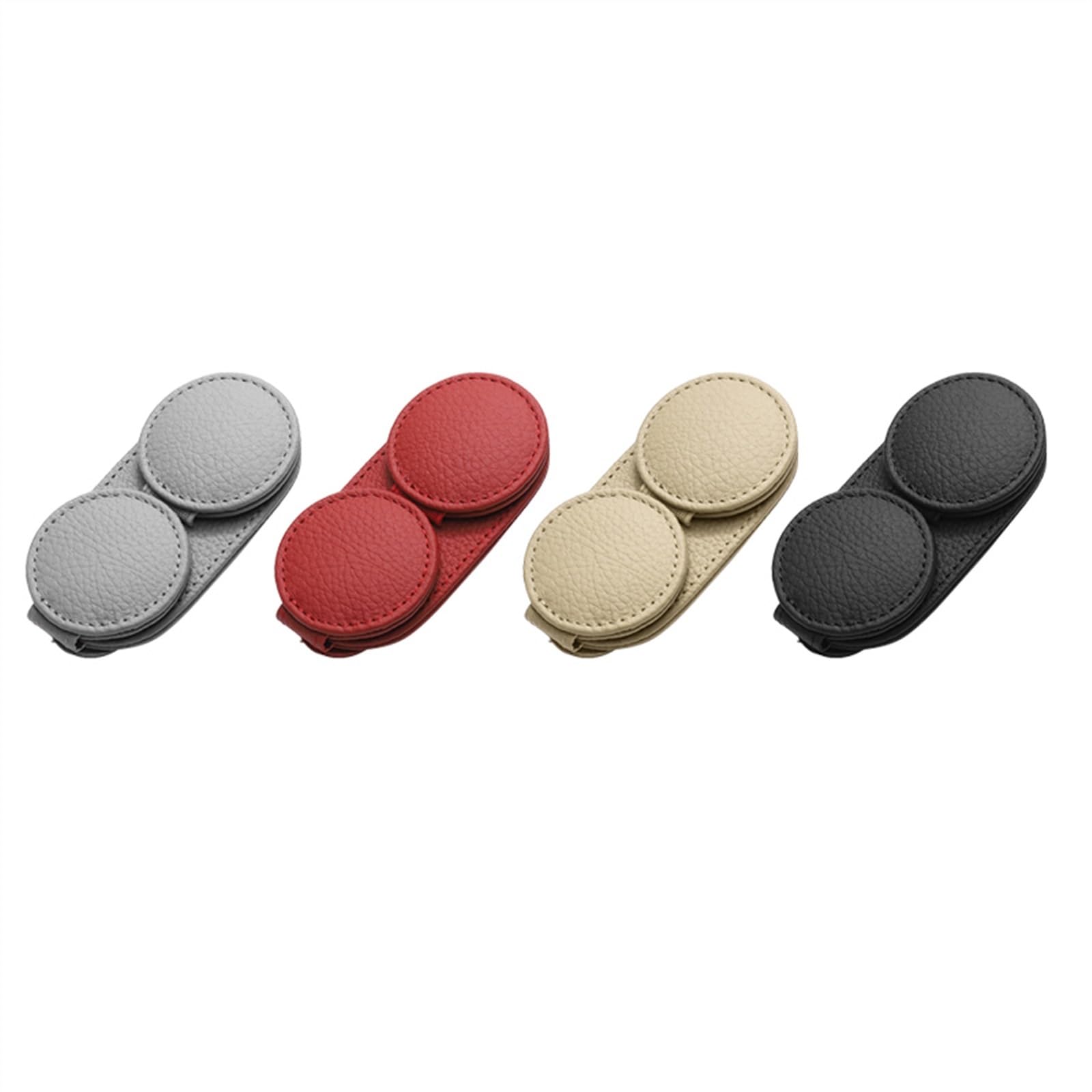 Universal Car Interior Tragbare Sonnenblende Brillen Organizer Sonnenbrillenhalter Doppelclips
