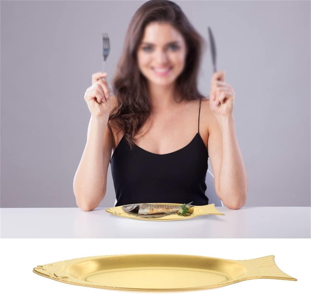 Fish Plate Serving Dish Tray Plates Steamed Japanese Steel Stainless Snack Metal Steaming Shaped
