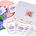 Tumbler Cup Cards, Cup Care Instructions Cards, Glass Cup Care Cards, Instruction Insert for Small Business, Customer Directions Cards, Small Online Shop Package Insert, 50 Pack (CupCare-Purple)