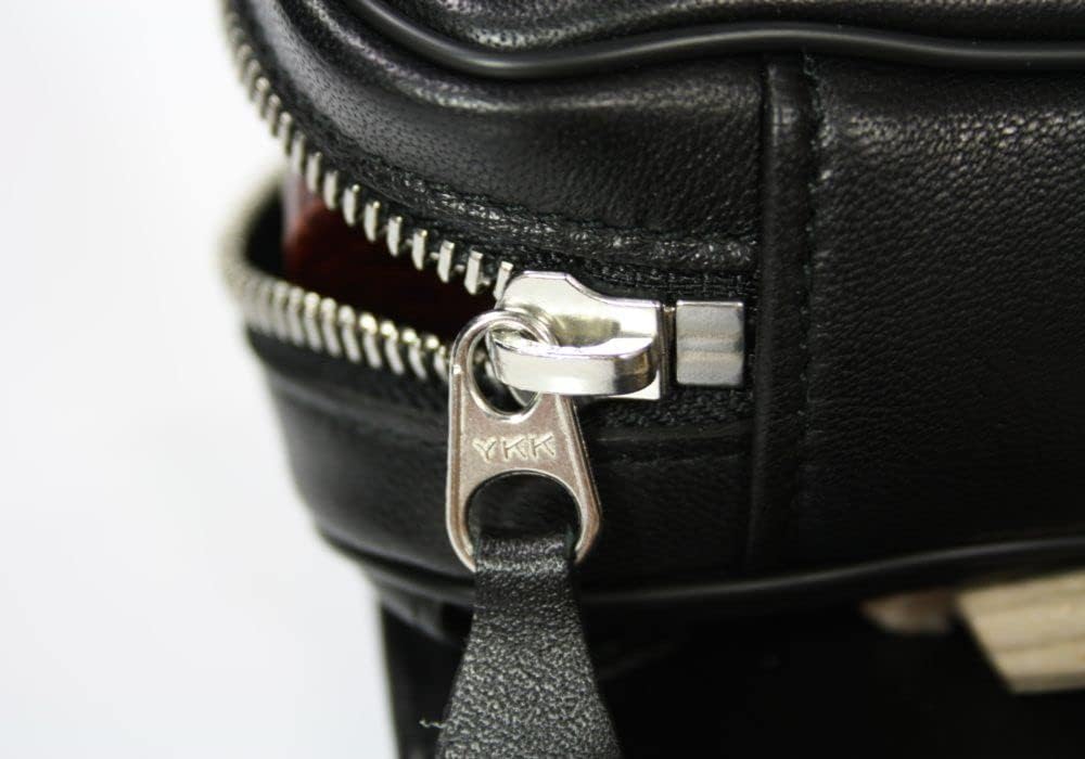 P110-3 Onyx Pipe Bag / Metislamm-Nappa Black / Made in Germany Pack of 3