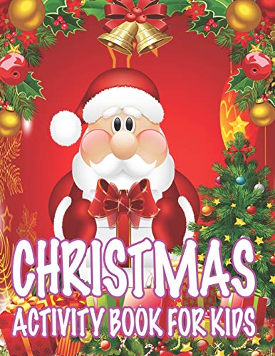Christmas Activity book For Kids: Fun Children’s Christmas Gift or Present for Toddlers & Kids - 50 Beautiful Pages to Color with Santa Claus, Reindeer, Snowmen & More! image 3