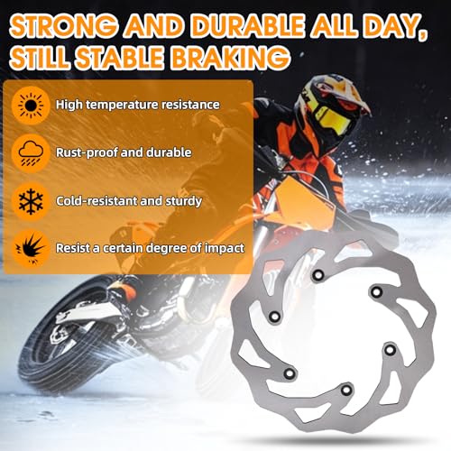 220mm Motorrad Bremsscheibe Hinten,Bremsscheiben für 125-450SX XC 125-530 EXC XC-W 450SMR 125-450 TC FC TX FX FS450