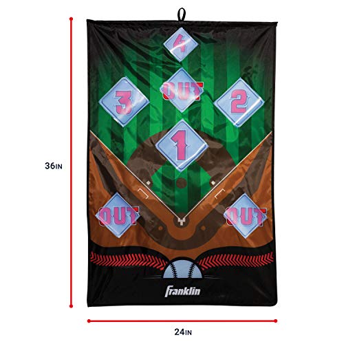 image for Franklin Sports Baseball Target Game - Kids Baseball Target Toss Game 