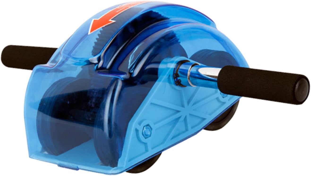 Mipcase AB Roller with Gear Four-Wheeled Abdominal Exercise Roller Home Workout Equipment Suitable for Fitness Levels Muscle Strength Training