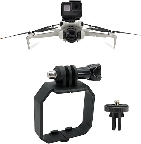 Mini 4 Pro Drone Camera Mount Top Carry Extension Bracket with 14 Screw Tripod Mount Adapter Compatible for DJI Mini 4 ProMini 3 ProMini 3 Drone