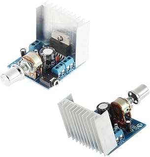 HiLetgo 2pcs TDA7297 Audio Amplifier Board 15W+15W Digital Amplifier Module 12V DC Mini Stereo Amp Amplify Dual Channel Power Stereo