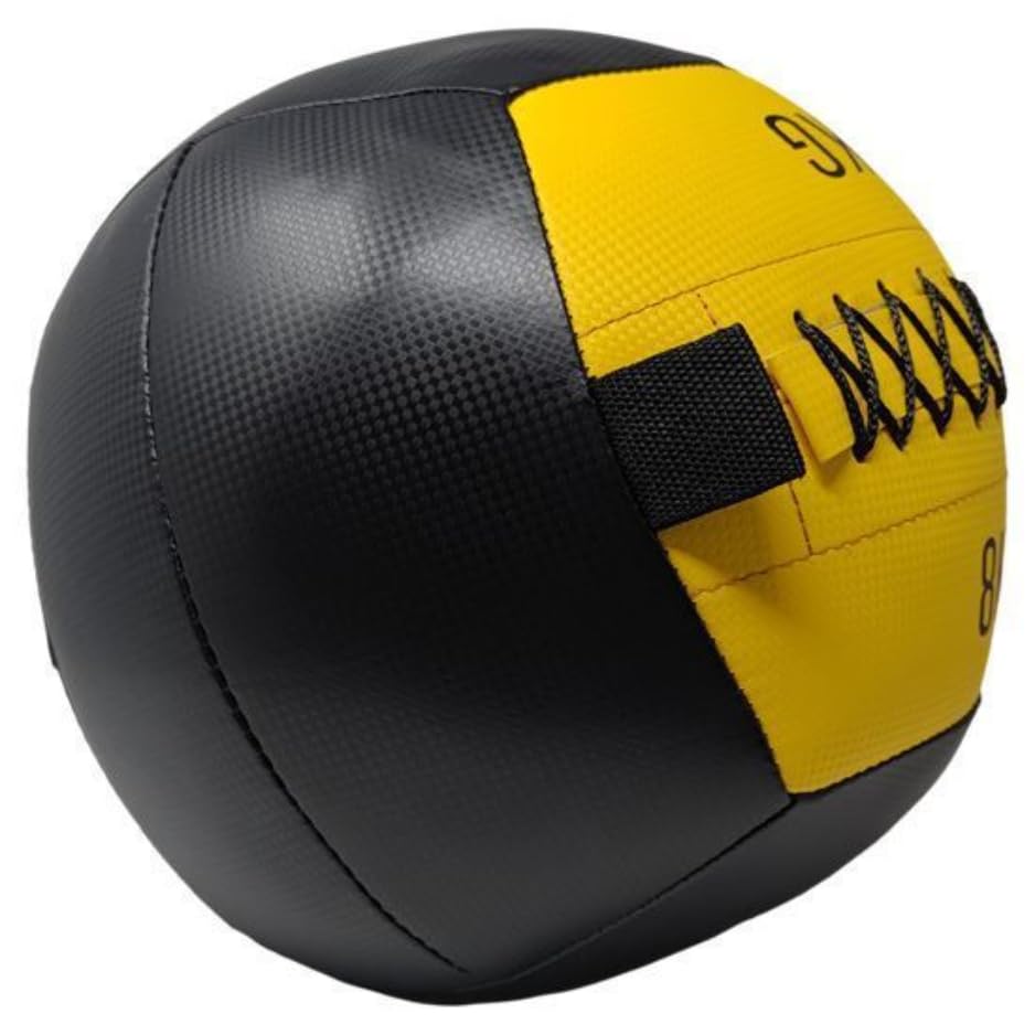 Palla medica fitness 8 Kg wall ball Multifunzione, Palla medica 8 kg in Ecopelle, Gym ball palle mediche crossfit