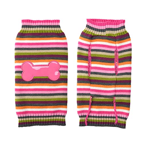 ABRRLO Hund Pullover Dog Sweater Hundepullover Haustier Hundepulli Warm Welpe Kleine Mittel Hunde (XS, Rosa)