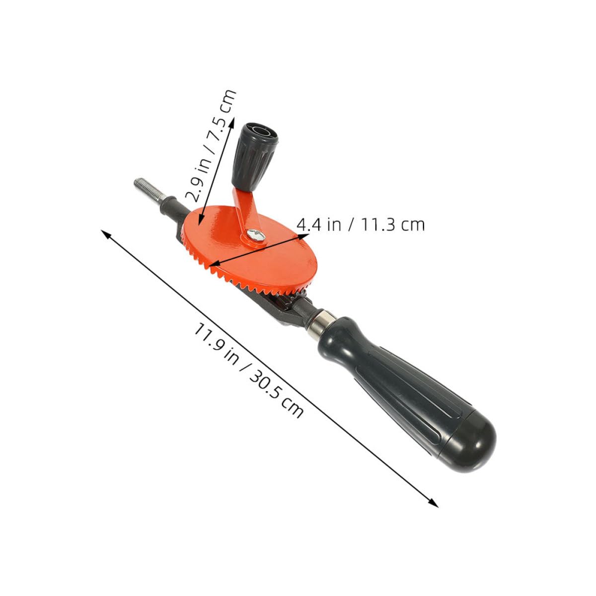 Handbohrer aus Stahl 3/8 Zoll, Manuelles Bohrwerkzeug für Holz