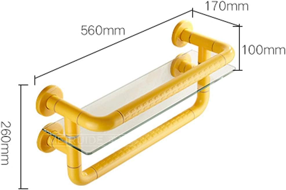 Single Hanging Base, Brushed Finish, Stainless Steel, Water and Rust Proof, Wall-Mounted Rack