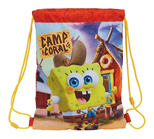Saco Plano Junior de Bob Esponja  260x340mm