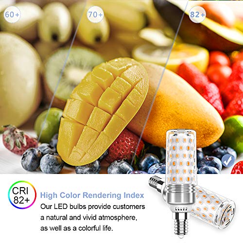 8W Lampadine LED E14, Equivalente 70W 80W Alogeno