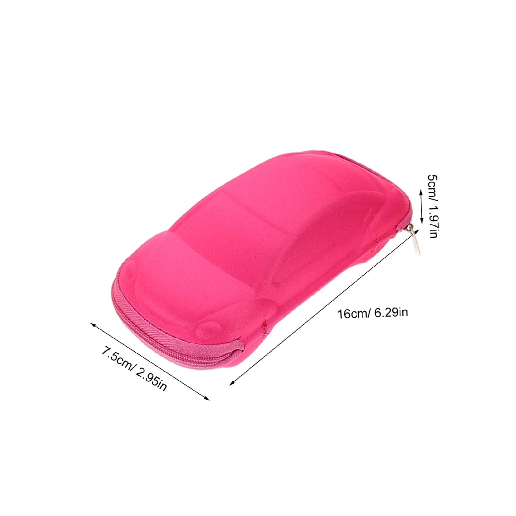 Ipetboom Estuche Portátil y Colorido para Gafas de Sol con Forma de Coche para Niños Resistente Presión Adecuado para Viajes y Uso en Mochila