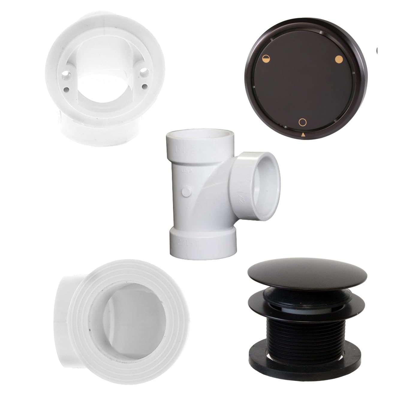Westbrass R493CHPM-12 - Paquete de fontanero metálico patentado con cierre de remojo profundo, bronce aceitado