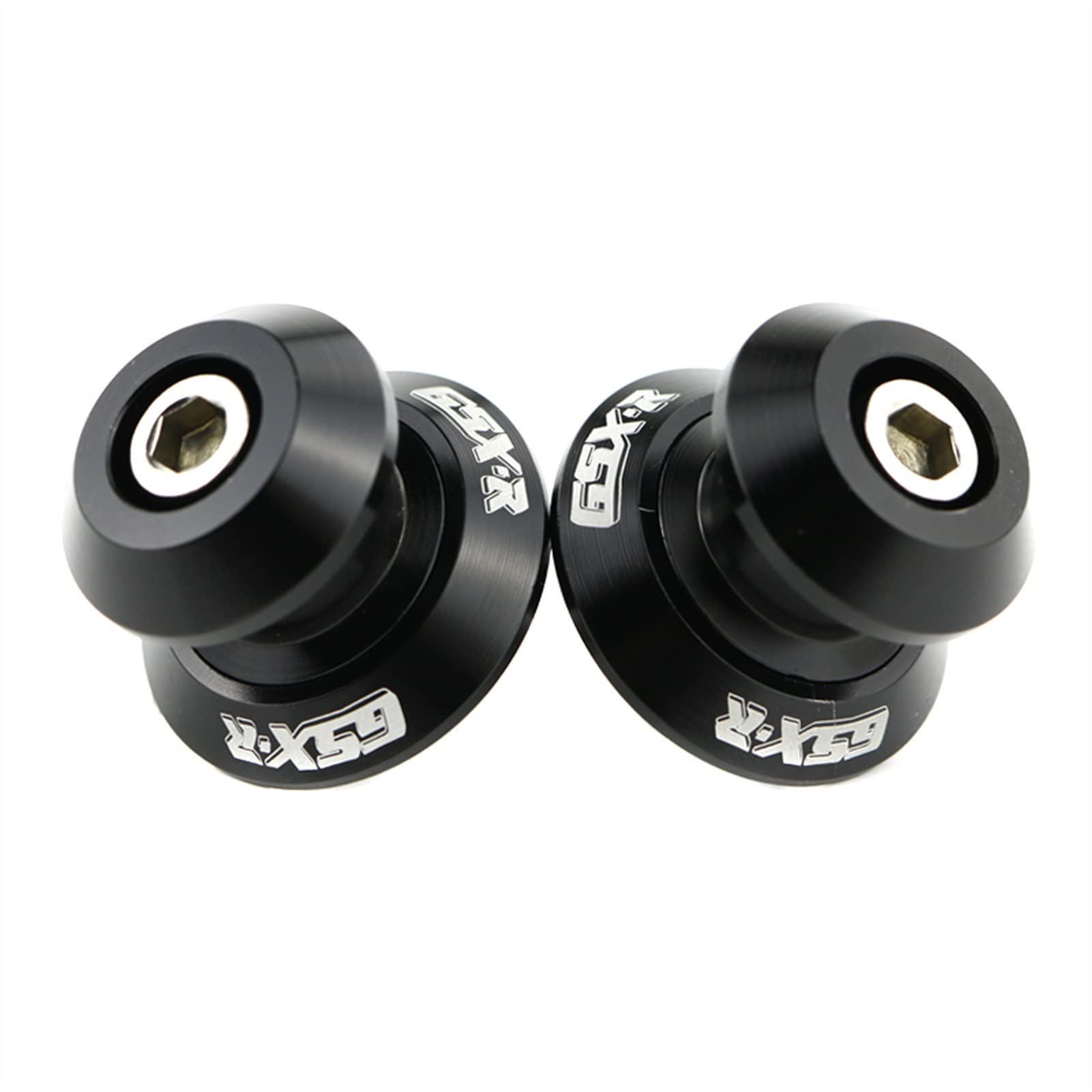 Bobines curseurs bras oscillant Suzuki GSX-R 600 750 1000 en alliage CNC noir