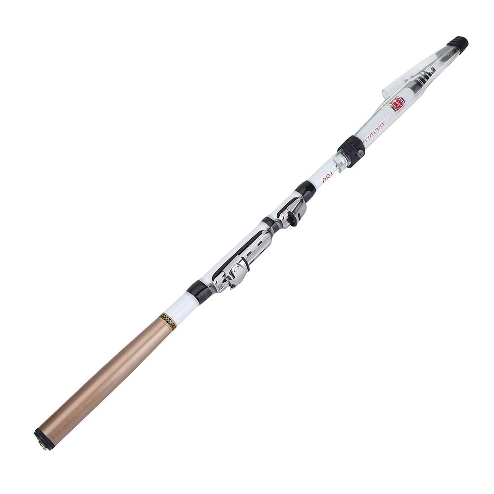 Dilwe Fishing Pole, Portable Telescopic Travel Fishing Carbon Fiber Rod for Adults Kids Freshwater Saltwater (1.8)
