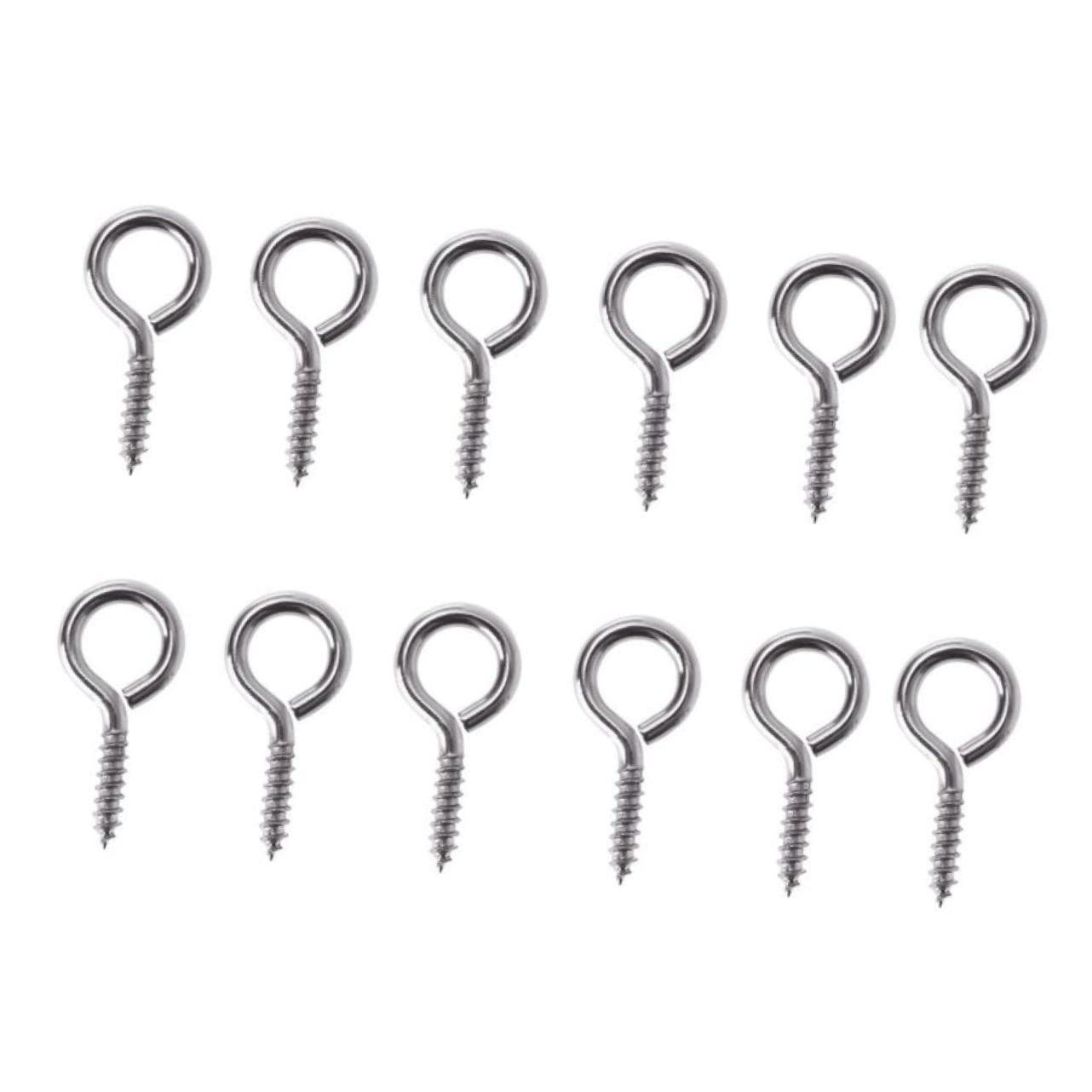 OSALADI 3sets Screw Eye Pin Ideal for Corked Bottle Charms Various Art Projects 25pcs*3