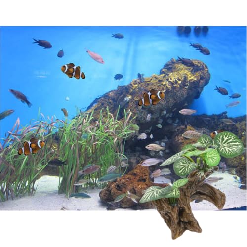 GYWHOOFT Künstliche Aquarienpflanzen, Pets Aquarium-Dekoration,Aquarium-Ornamente,Reptilienpflanze,Kletterpflanze, künstliche Reptilienpflanze, Aquariumsschrauben Pflanzen, Ornamente, Zubehör