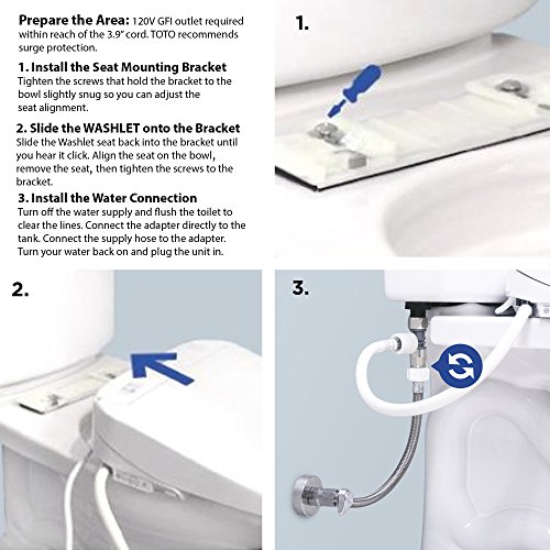 TOTO-SW201401-A100-WASHLET-Electronic-Bidet-Toilet-Seat-with-SoftClose-Lid-Elongated-Cotton-White