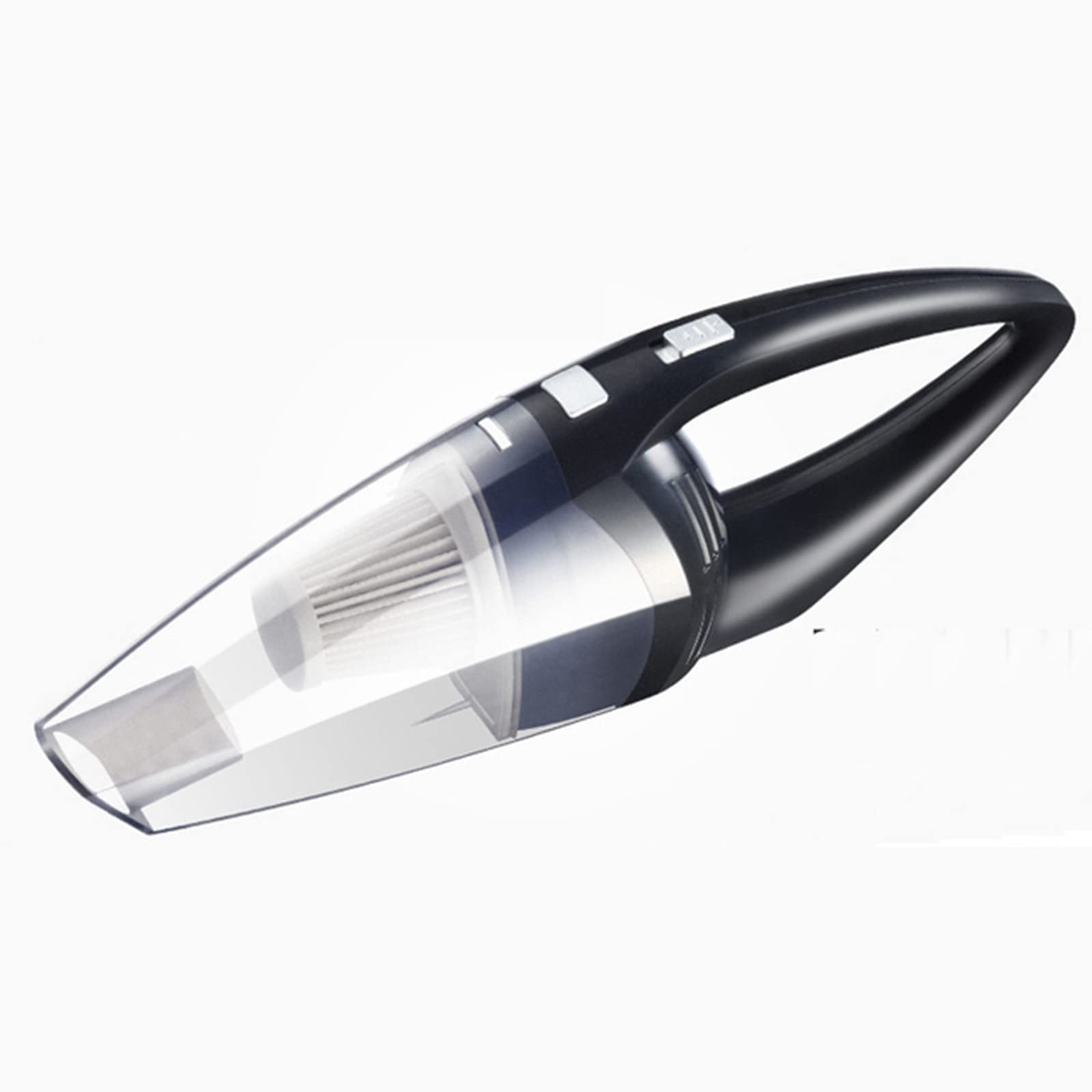 Aspirateur de voiture portable 120W noir pour un nettoyage efficace à sec et humide