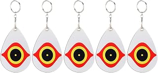 Bird Ornament,Bird 5Pcs Eye Pattern Reflective Bird Decoration Ornament for Orchard Garden Balcony
