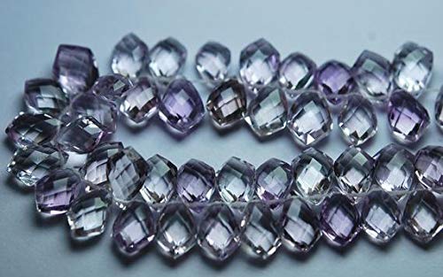 Pink Amethyst briolettes paires identiques pour concevoir des boucles sans défaut
