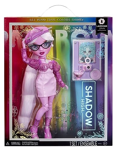Rainbow High Shadow High Lavender - Muñeca de Moda miniatura 2